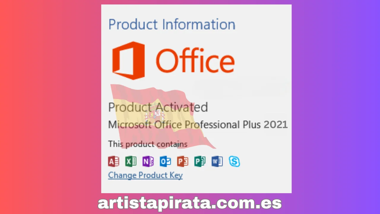 Activación exitosa de Office 2021