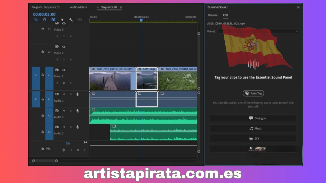 Interfaz de Premiere Pro 2024 después de la instalación