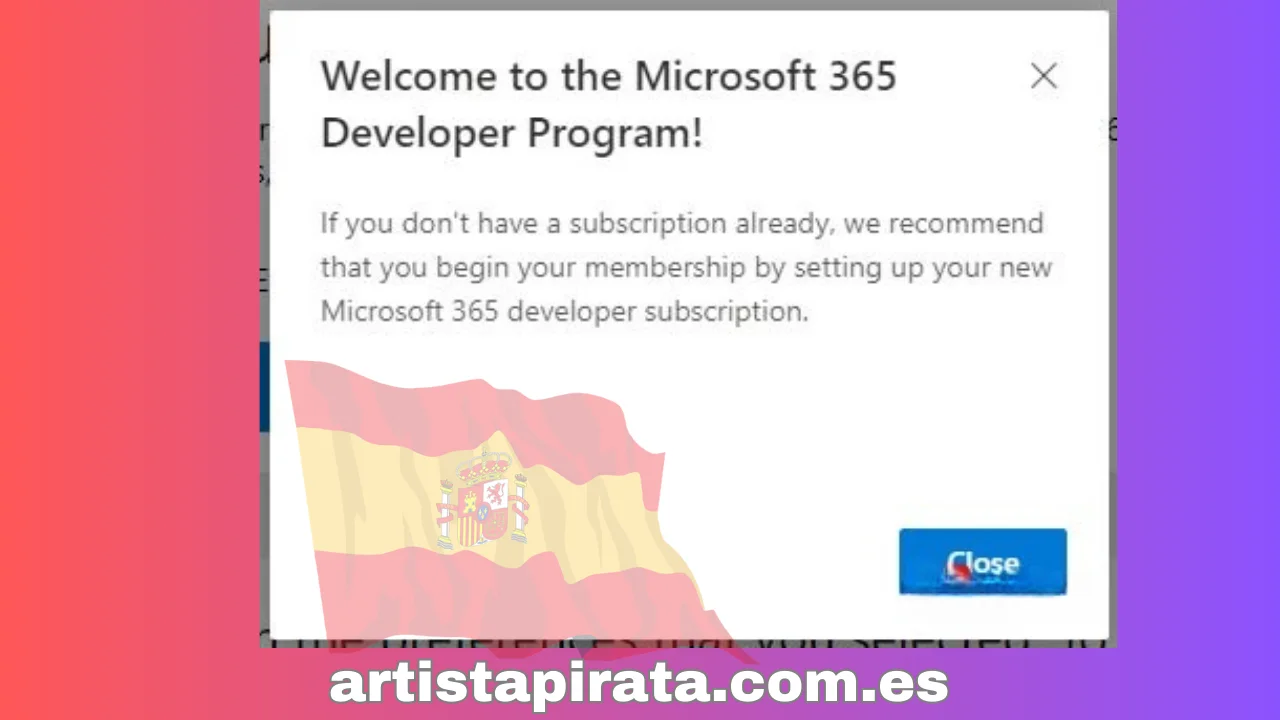 Suscripción de desarrollador de Microsoft 365