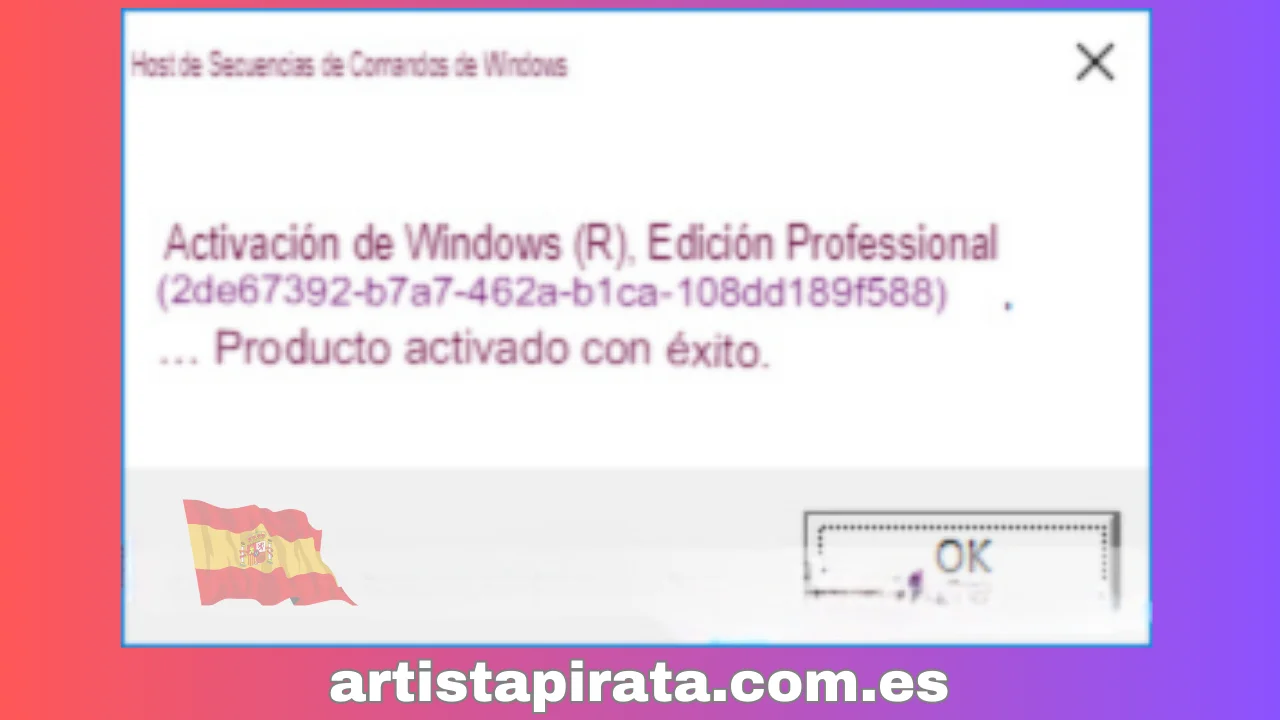 Tu Windows se activó exitosamente.