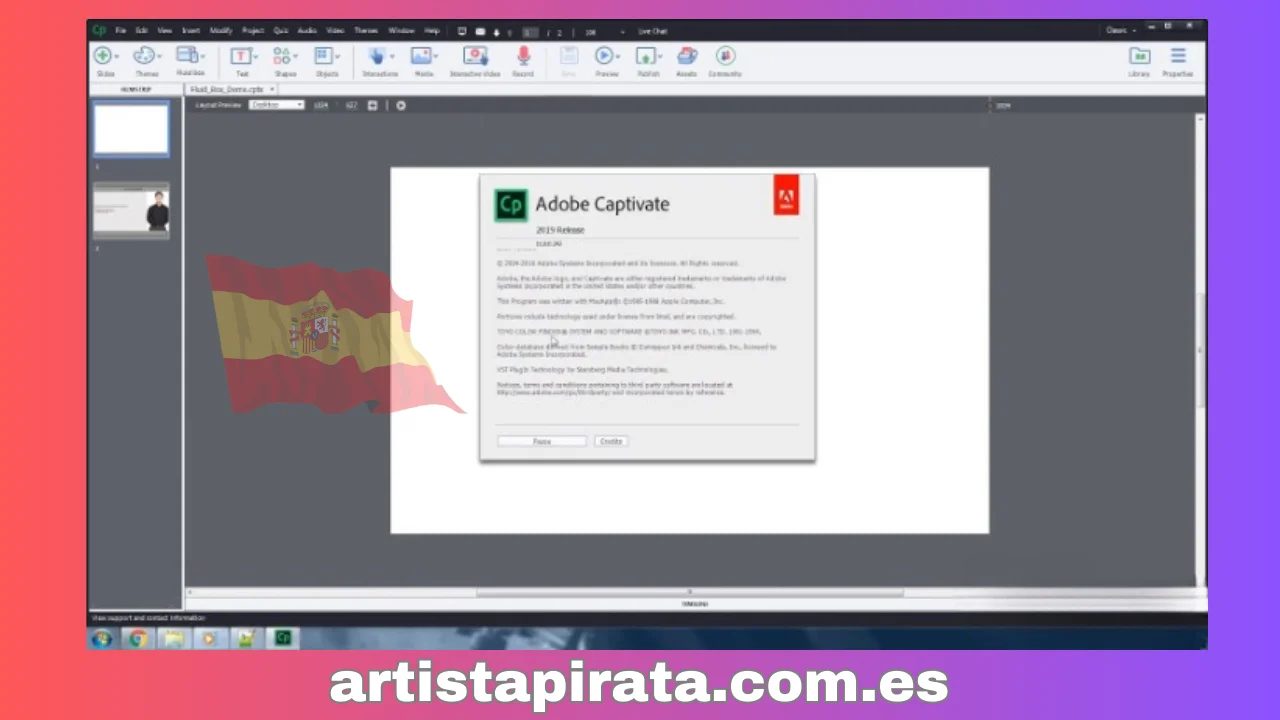 Adobe Captivate se descifró con éxito.