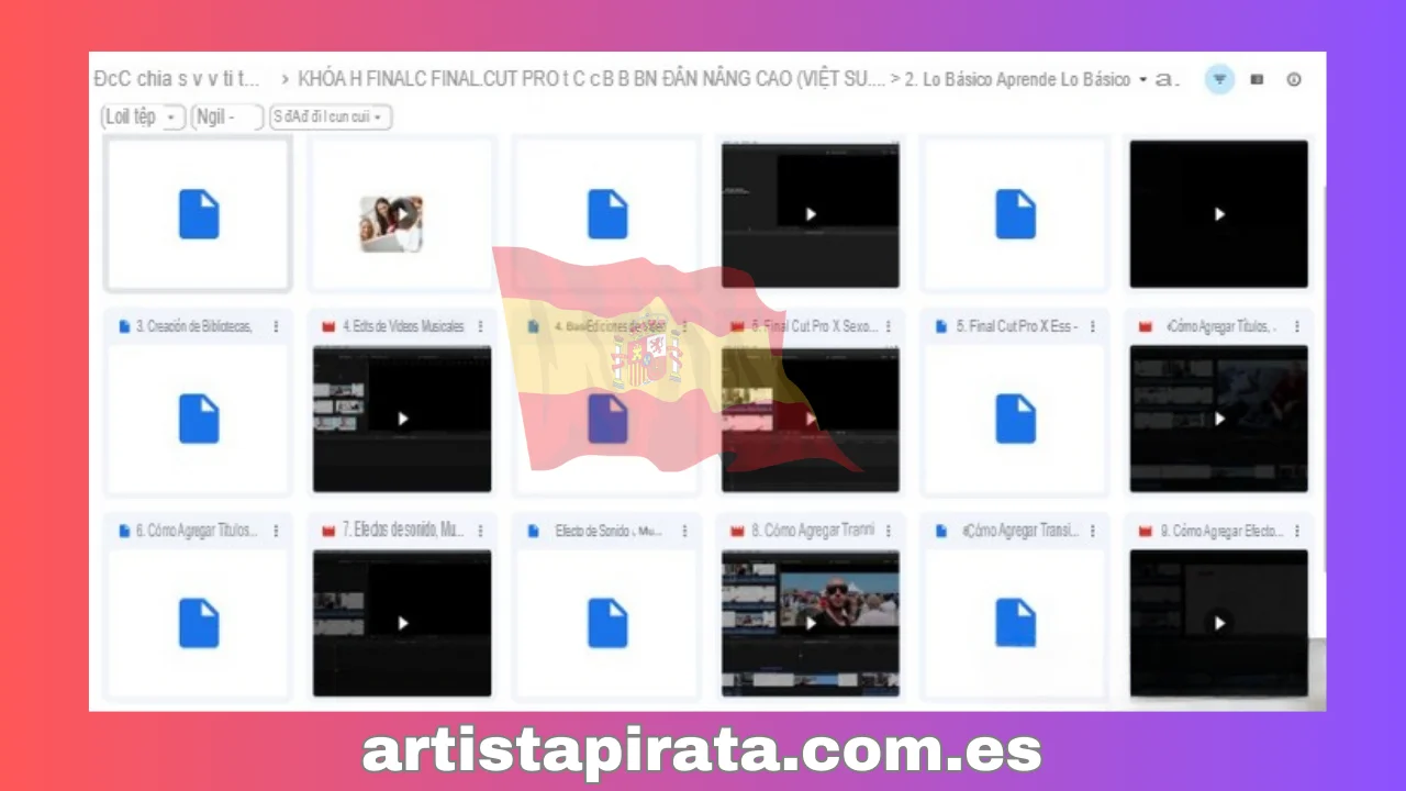 CURSO FINAL CUT PRO DE BÁSICO A AVANZADO (VIET SUB) – Google Drive