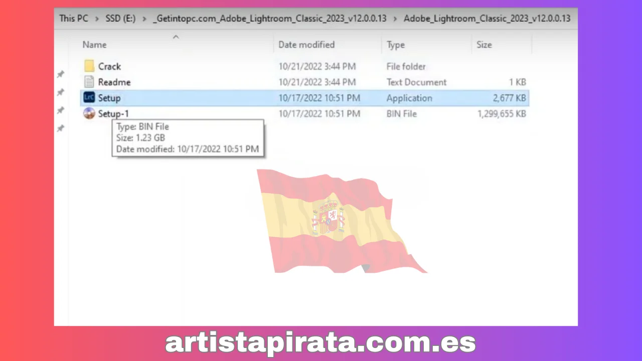 Haga doble clic en el archivo “Configuración”