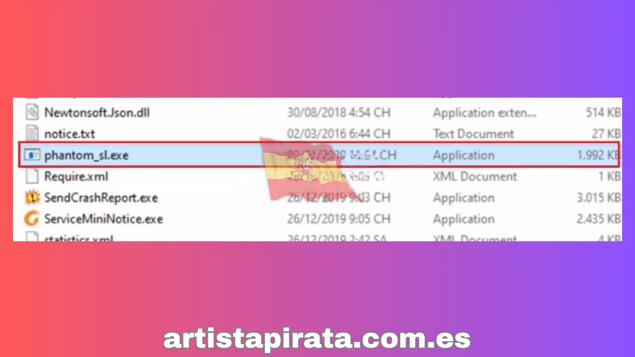 Archivo phantom_sl.exe