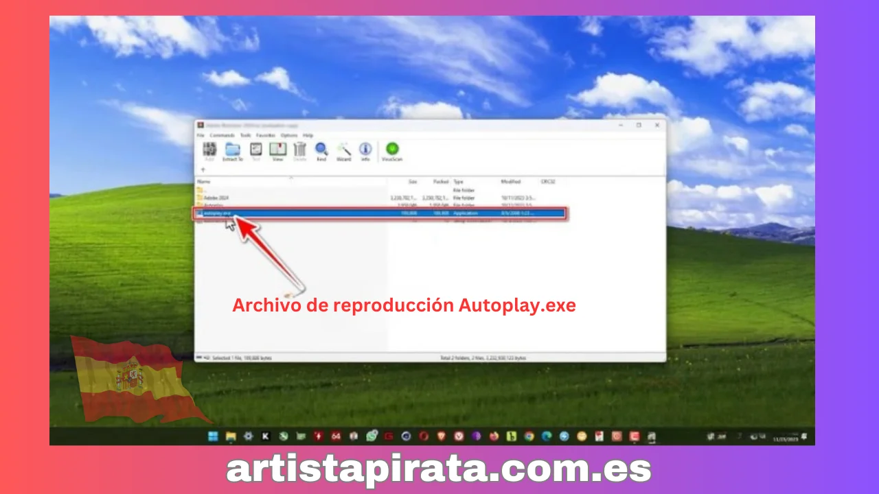 Ejecute el archivo de reproducción automática