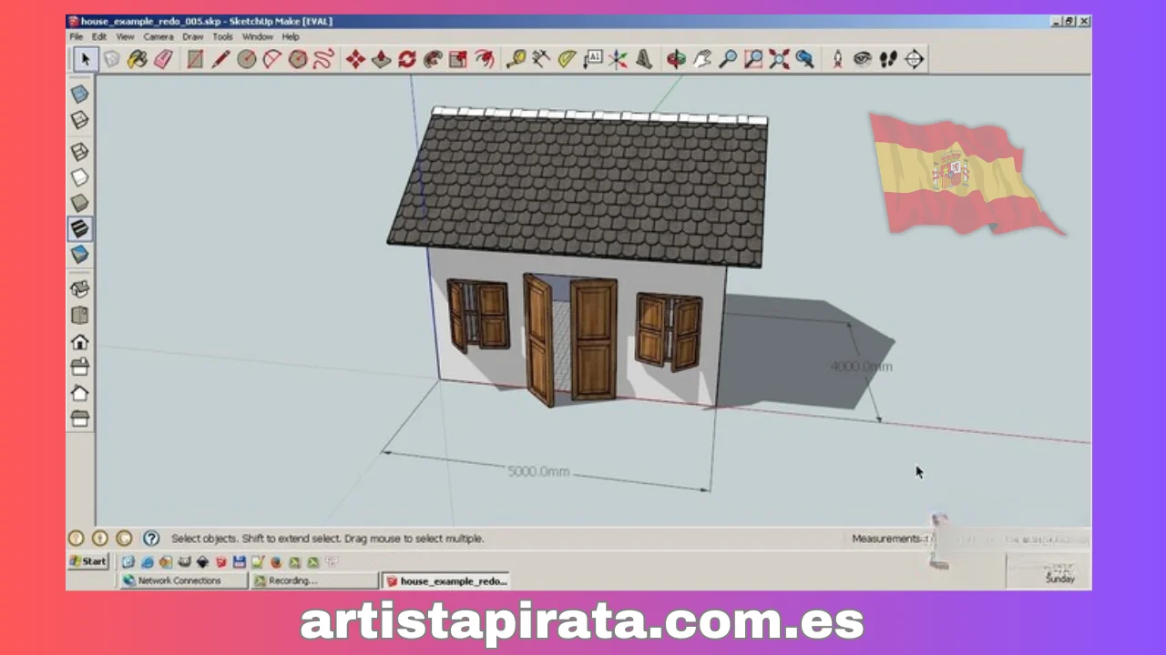 La última interfaz de Sketchup 2019