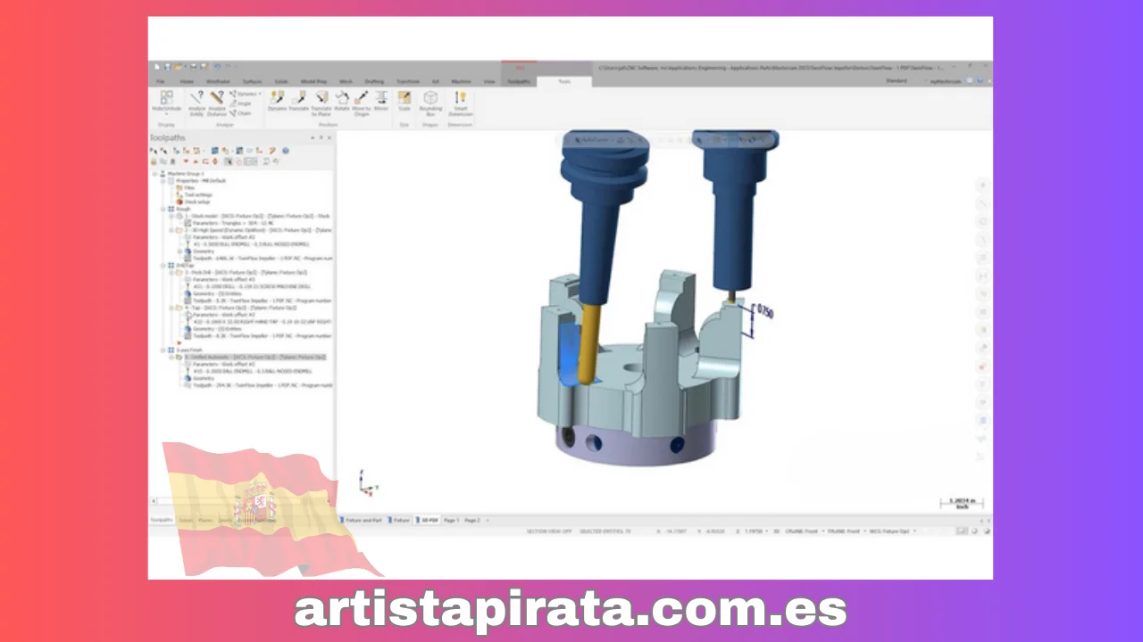 Mastercam 2023 integra muchas características destacadas para facilitar el proceso de diseño