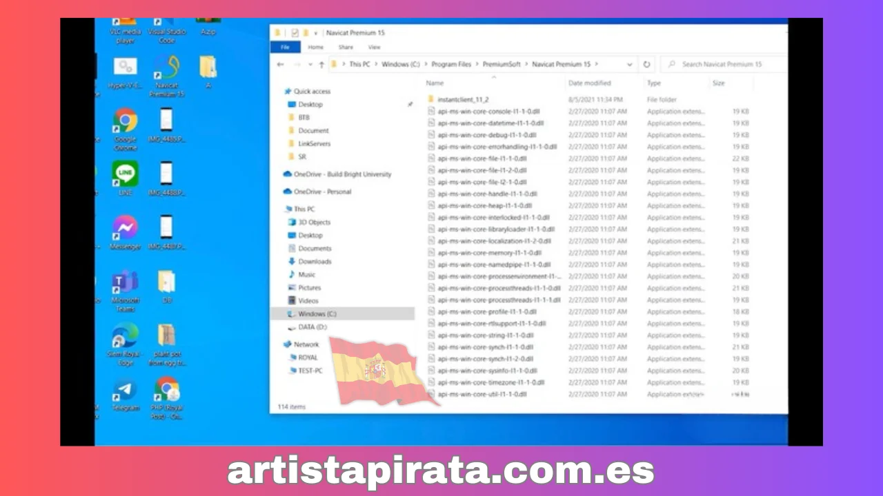 Pega aquí el archivo “Patch” que acabas de copiar