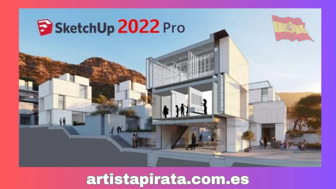 Sketchup 2022 software de diseño arquitectónico 3D, gráficos de películas y juegos