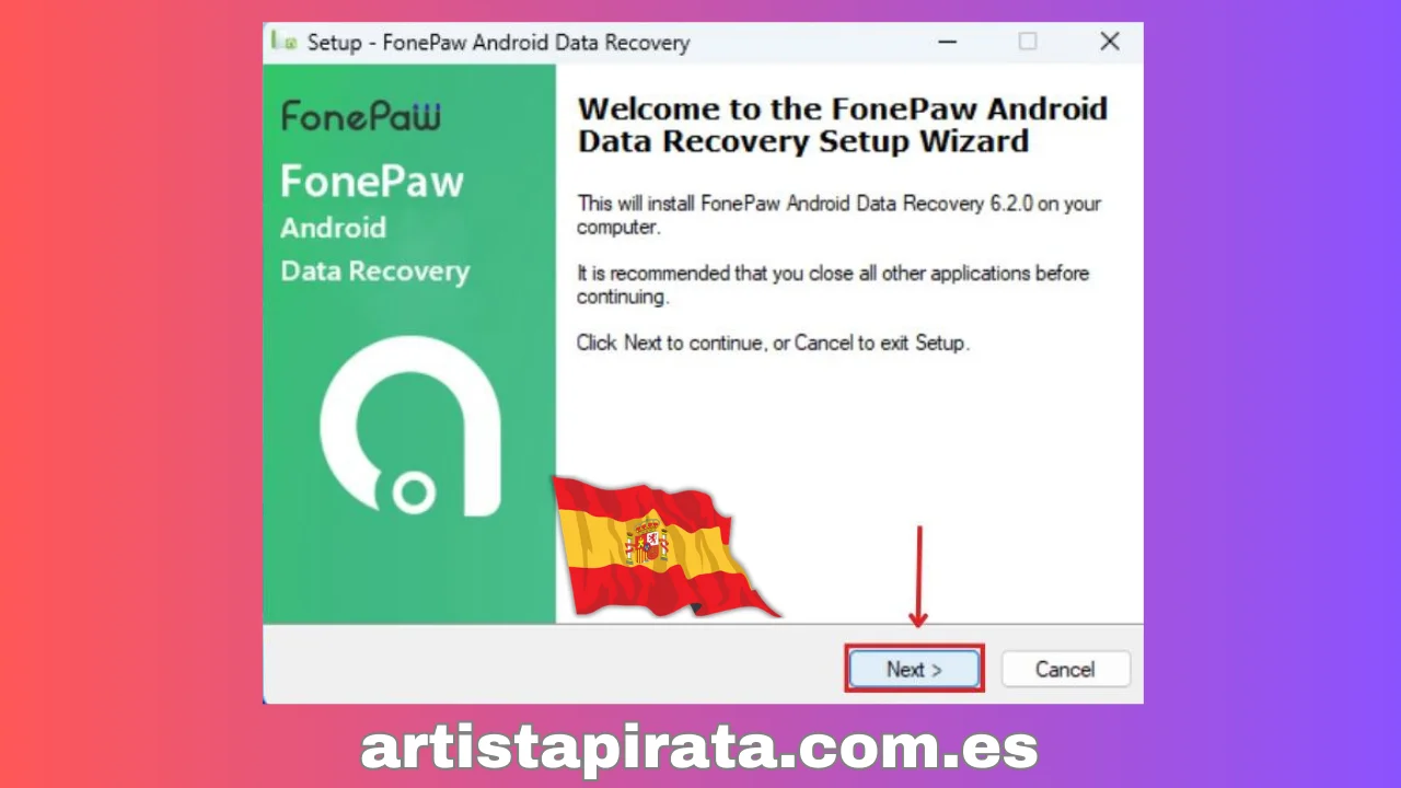 FonePaw Android Data Recovery Paso 3