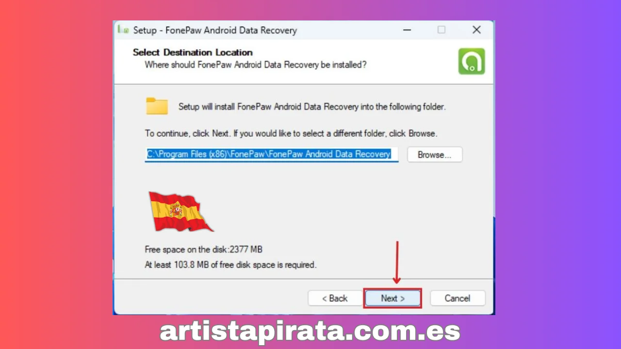 FonePaw Android Data Recovery Paso 5