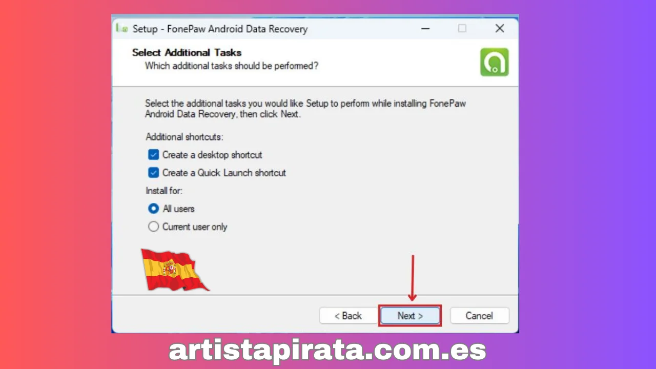 FonePaw Android Data Recovery Paso 6