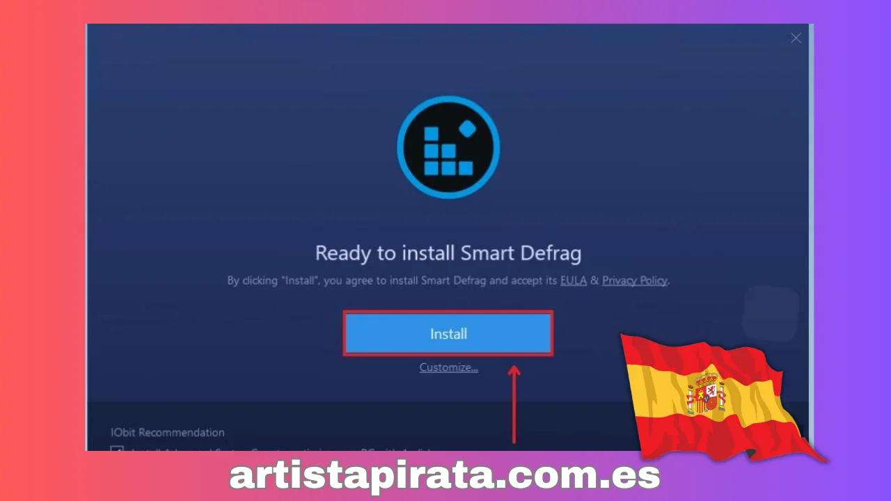 IObit Smart Defrag Pro Paso 2