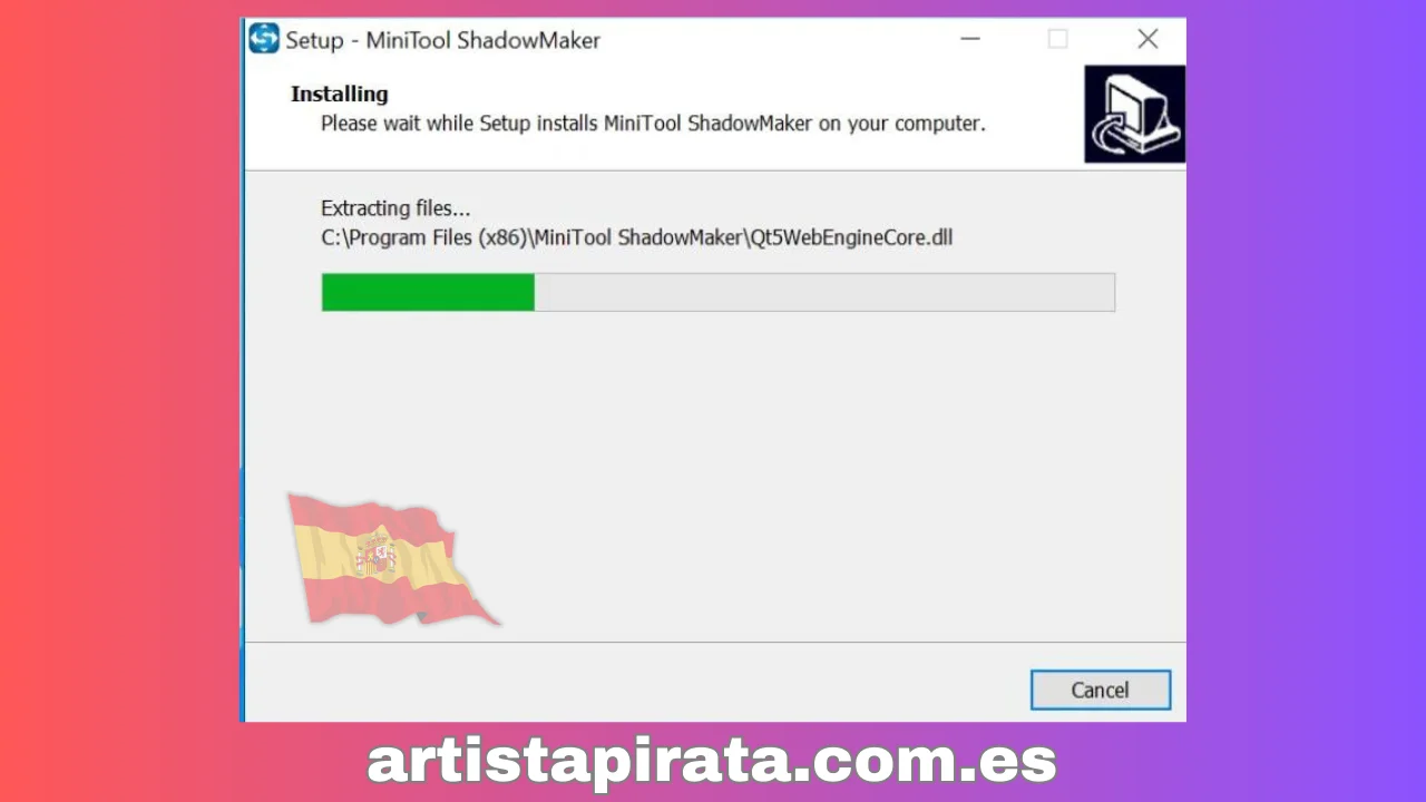 Instalación de MiniTool ShadowMaker, paso 8