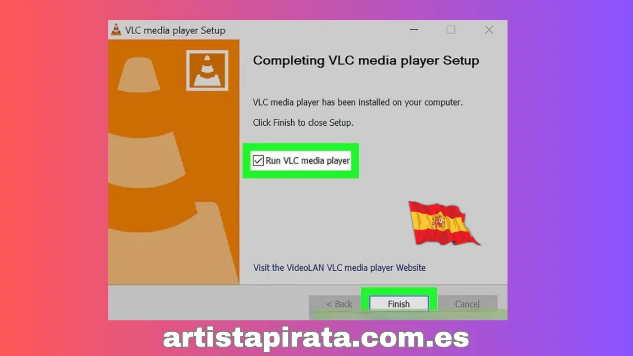 VLC Media Player Paso 9